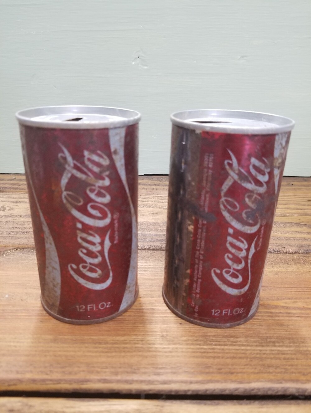 Vintage 1070 Coca cola Cans Pull Top Collectible